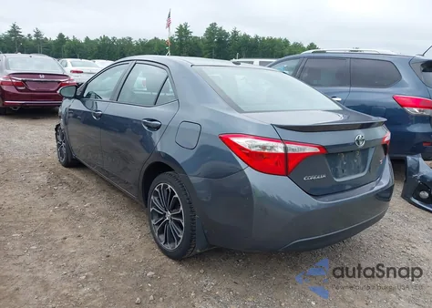 2016 Toyota Corolla S Plus from USA, damaged, VIN 2T1BURHE0GC489680